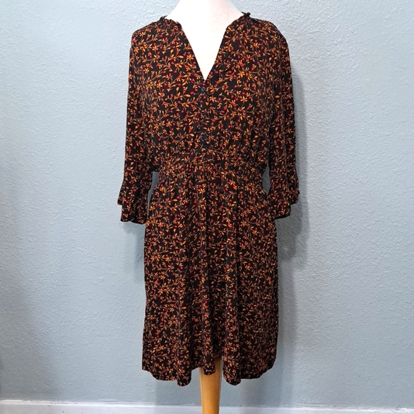 Old Navy Dresses & Skirts - Old Navy Fall Floral Dress | Size XL